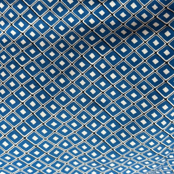 Ann Taylor Blue White Carnegie Crop Geometric Print Crop Pants Size 2P - Picture 5 of 9